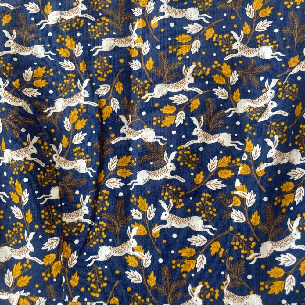 Boden Penny Jersey Dress Winter Hare Print – Size 6 Tall